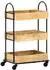 vidaXL Küchenwagen 3-stufig 46x30x76 cm Mango Massivholz (289093)