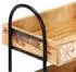 vidaXL Küchenwagen 3-stufig 46x30x76 cm Mango Massivholz (289093)