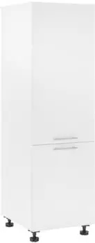 Laundreezy K&uuml;hlumbauschrank wei&szlig; matt, 60x200x68cm, Holzwerkstoff