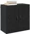 vidaXL Wandschrank Holzwerkstoff schwarz Eichen-Optik 60x31x60cm (879551)