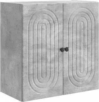 vidaXL Wandschrank Holzwerkstoff betongrau 59x31x60cm