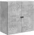 vidaXL Wandschrank Holzwerkstoff betongrau 59x31x60cm