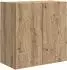 vidaXL Wandschrank 59x31x60cm Holzwerkstoff, Artisan-Eiche (898754)