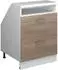 VICCO Rion Dachschrägenschrank Sonoma/weiß, 2 Schubladen, 60x60cm (60269)