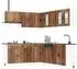 vidaXL Küchenschrank-Set Porto 11-tlg. Altholz-Optik Holzwerkstoff (3314939)
