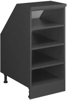 VICCO Rion Dachschr&auml;genschrank anthrazit, 40x81,8cm, 4 F&auml;cher (60052)