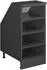 VICCO Rion Dachschrägenschrank anthrazit, 40x81,8cm, 4 Fächer (60052)