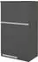 Kochstation KS-Sole Küchenschrank-Set 90cm, anthrazit matt, Arbeitsplatte schieferfarben