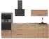 VICCO Fame-Line Küchenzeile Goldkraft Eiche 280cm ohne Arbeitsplatte (69637)