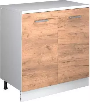 VICCO Rion Erweiterungsschrank 2 Türen, Goldkraft Eiche/weiß, 80x46cm (60876)