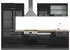 VICCO R-Line Küchenzeile schwarz Hochglanz/Anthrazit 300cm Eiche (49550)