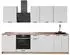VICCO Fame-Line Küchenzeile 280cm, weiß Landhaus/Goldkraft Eiche (64213)