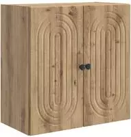 vidaXL Wandschrank 59 x 31 x 60 cm Holzwerkstoff Artisan-Eiche