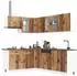 vidaXL Küchenschrank-Set Porto 11-tlg. Altholz-Optik (3314909)