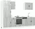 vidaXL Porto 7-tlg. Küchenschrank-Set grau Sonoma Holzwerkstoff (3314787)