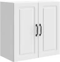 vidaXL Wandschrank 59 x 31 x 60 cm Holzwerkstoff Wei&szlig;