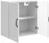 vidaXL Wandschrank weiß 59x31x60cm Holzwerkstoff (899255)