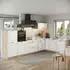 VICCO R-Line Eckküche Weiß Landhaus/Goldkraft Eiche, 347x143x60cm