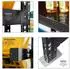 Proregal Gaardasee 180 x 160 x 30 cm 6 Kisten & 5 Boards Schwarz