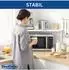 DanDiBo Küchenregal Ecke 2-stufig Metall 72x72x46 cm Weiß