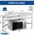 DanDiBo Küchenregal Ecke 2-stufig Metall 72x72x46 cm Weiß