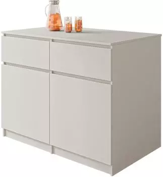 Mirjan24 Ceronis mit Stauraum 120x95x74 cm Kaschmir