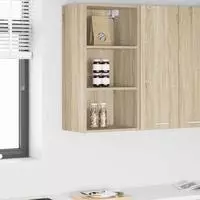 vidaXL H&auml;ngeschrank Sonoma-Eiche 40 x 29,5 x 80 cm Holzwerkstoff