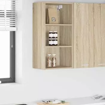 vidaXL Riga Sonoma-Eiche 40 x 29,5 x 80 cm Holzwerkstoff
