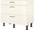 Nobilia Schubkastenunterschrank 90x87x56 cm Magnolie