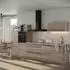 VICCO R-Line Küchenzeile Sonoma/Goldkraft Eiche, Arbeitsplatte Anthrazit, 340cm