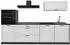 VICCO R-Line Küchenzeile weiß Landhaus/Anthrazit 280cm (67974)