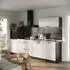 VICCO R-Line Küchenzeile weiß Landhaus/Anthrazit 280cm (67974)