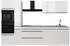 VICCO R-Line Küchenzeile 310cm weiß hochglanz, Arbeitsplatte Marmor (66463)