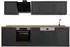 VICCO Küchenzeile R-Line Landhaus/Anthrazit 280cm (R-Line)