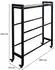 Proregal KÖNIGSSEE L PLUS mit Ablage & 2 Haken 119x110x33cm schwarz