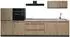 VICCO R-Line Küchenzeile Artisan-Eiche/Anthrazit 340cm ohne Arbeitsplatte (67284)