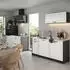VICCO R-Line Küchenzeile weiß Landhaus/Anthrazit 160cm (R-Line)
