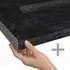 VICCO R-Line Küchenzeile 220cm, weiß Landhaus/weiß, Arbeitsplatte anthrazit