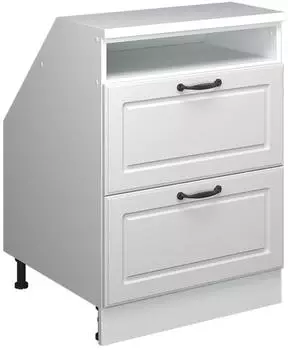 VICCO Rion Dachschrägenschrank 2 Schubladen, weiß Landhaus, 60x83,8x60cm (60190)