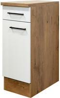 Flex-Well Unterschrank "Vintea" (B x H x T) 30 x 85 x 60 cm, mit Metallgriffen