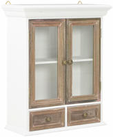 vidaXL Wandschrank Wei&szlig; 49x22x59 cm Holzwerkstoff