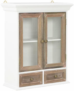 vidaXL Wall Cabinet 49 x 22 x 59 cm White/Solid Wood