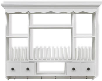 vidaXL Wall Cabinet Classic White Wood