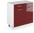 VICCO R-Line Unterschrank 80cm 2 Schubladen Korpus Weiß (matt)