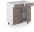 VICCO R-Line Unterschrank 80cm 2 Schubladen Korpus Weiß (matt)