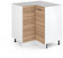 VICCO R-Line Eckunterschrank 87cm 1-trg.