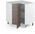 VICCO R-Line Eckunterschrank 87cm 1-trg.