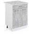 VICCO R-Line Unterschrank 60cm 1 Schublade 2 Türen