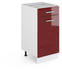 VICCO R-Line Unterschrank 40cm 1 Schublade 1 Tür