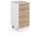 VICCO R-Line Unterschrank 40cm 1 Schublade 1 Tür